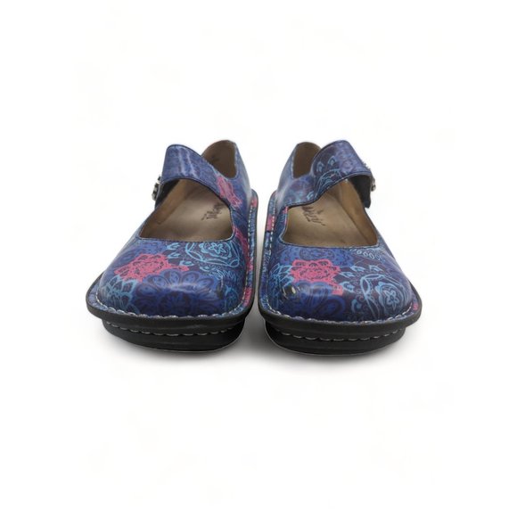 Alegria PG Lite Paloma 217 Kaleidoscope Mary Jane Leather Clogs Size EU 35 US 5 - Picture 5 of 8